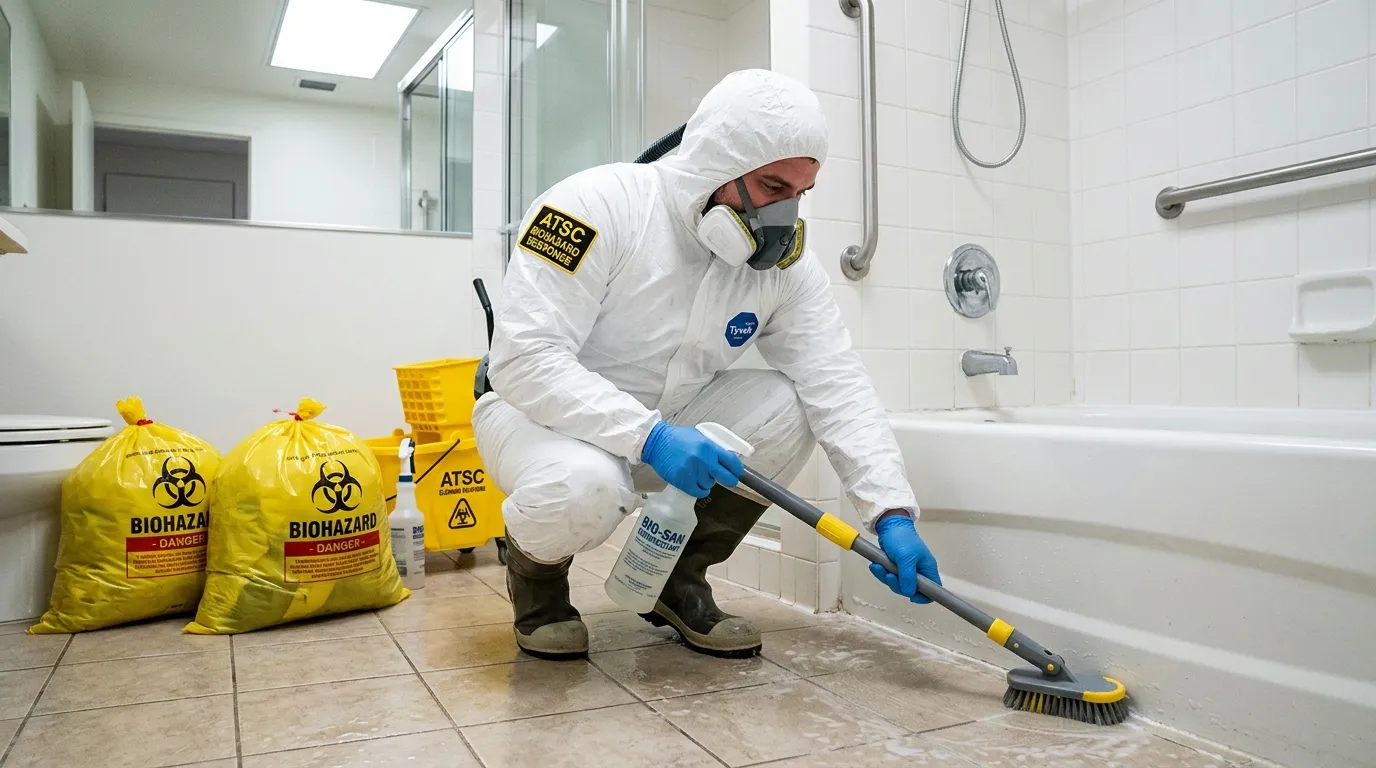 Decontamination equipment deployed for Blood Cleanup in Girard